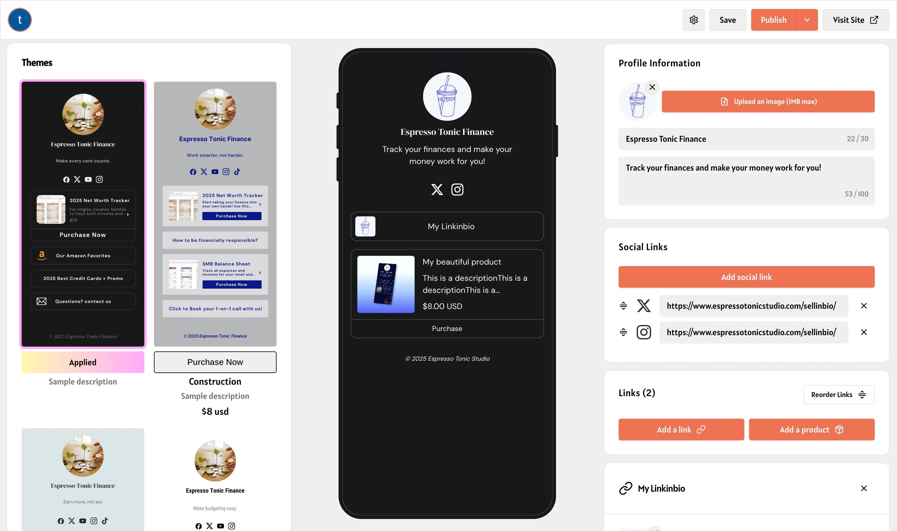 app screen